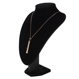 Collar, Collares de Respiración para Mujeres Y Hombres, Collar de Respiración de Moda, Collar de Acero para Aliviar el Estrés para la Ansiedad, Relajación, Meditación, Relajación.(Oro rosa)