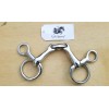 Lift Sports Horse Hanging Cheek Snaffle Bit Baucher Lozenge Fat
