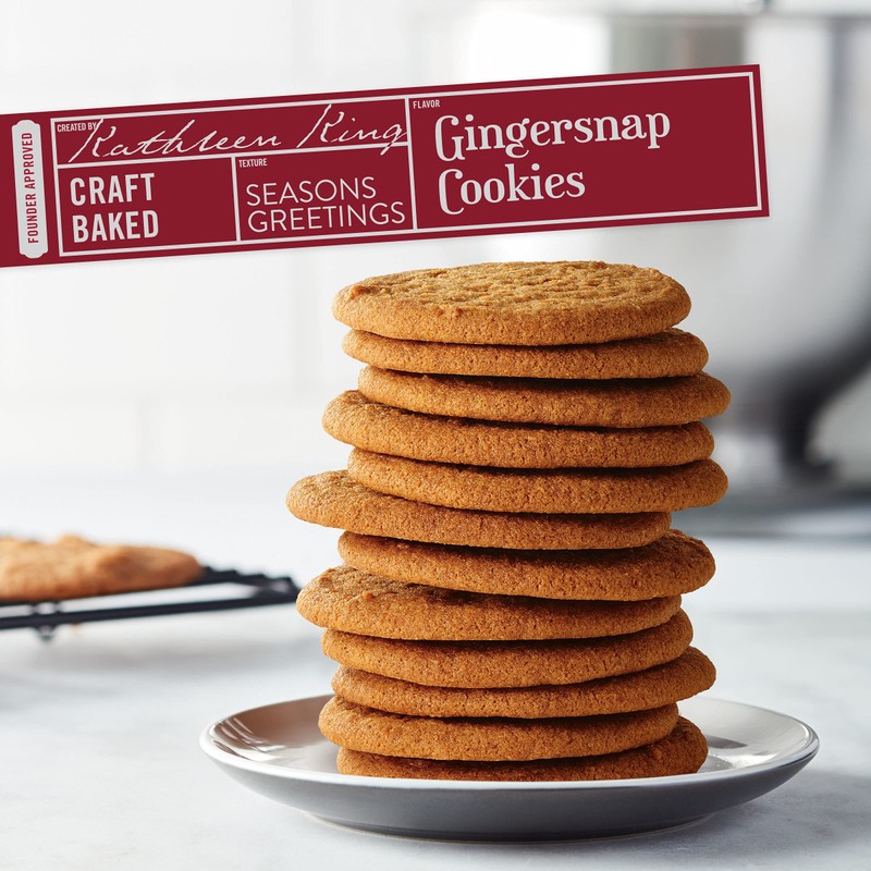 Tate's Bake Shop Gingersnap Cookies, Holiday Cookies, 6.5 oz