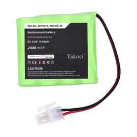Batería de repuesto para monitor de presión arterial profesional HEM-907, compatible con número de pieza 48H907NE 48H907N 48H907N-AU MGH00124