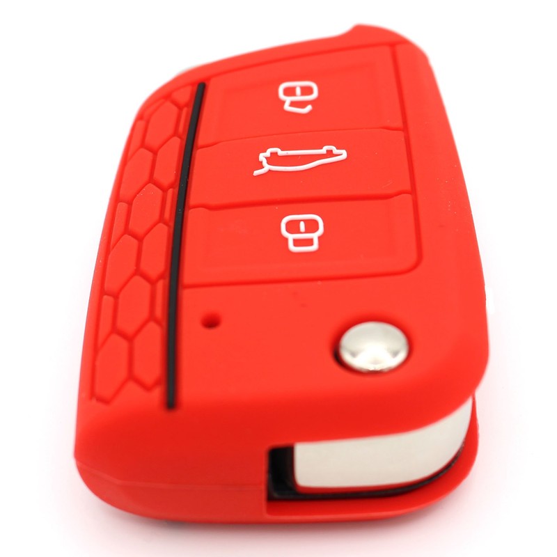 VB Key Case for 3-Button Car Key Silicon Cover Key