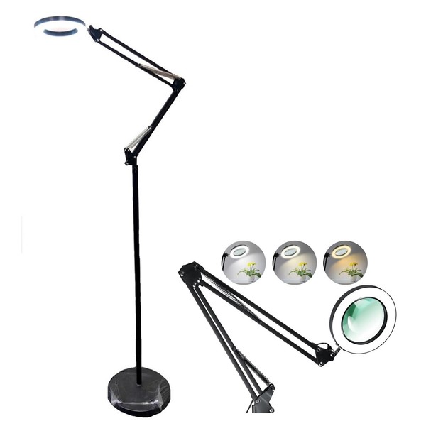 DGT 2 Colors Adjustable LED Salon Tattoo Nail Lamp Floor