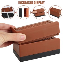 Mimoyalaso 4 Pack Bed Risers Heavy Duty Adjustable Furniture Risers Stackable Desk Lifts Leg Extenders with Anti Slip Pad for Table Couch Sofa Chair Bed Frame Feet Accessories Supports Up to 1102 lbs