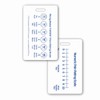 Wong-Baker Faces® Pain Rating Scale Vertical w/NRS Badge ID Card