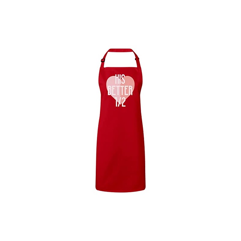 Fabulous Premium-Küchenschürze Rot His Better Half Wedding Anniversary Celebration Gift