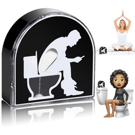 5 Minuten Toilette Sanduhr Timer, Kreative Toilette Hocker Sanduhr, Kinder Bürsten Timing, Home Garten Decor Spielzeug Gadgets, lustige Geschenke für Männer, Papa, Vatertag, Ehemann Geburtstags Gag