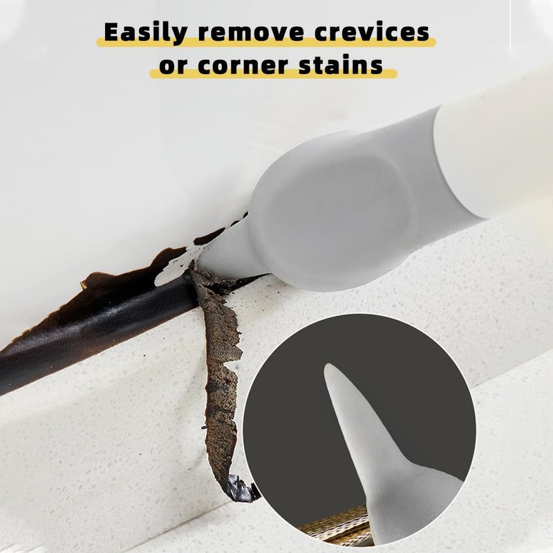 OKEMISS Multifunctional 3 in 1 Double Head Cleaning Brush Scraper