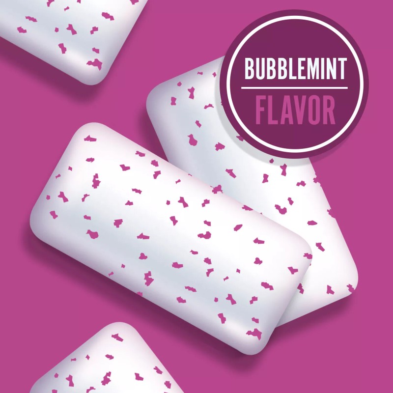 Orbit ORBI BUBBLEMINT SUGAR FREE GUM 8.5oz - RESEALABLE BAG