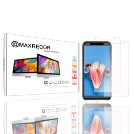 Screen Protector Designed for V7 NAV 730 GPS - Maxrecor Nano Matrix Anti-Glare (Dual Pack Bundle)