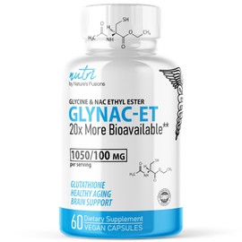 Nature's Fusions- “GlyNAcet NAC Supplement NAcetil Cisteine Ethyl Ester 20 veces más biodisponible que GlyNAc Glycin
