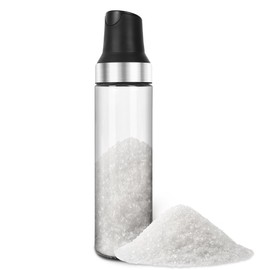 Loscarol Sugar Dispenser with Pour Spout, 17 oz Glass Sugar Shaker Jar or Creamer Dispenser Weighted Pourer for Coffee Bar,Tea & Baking, Sugar Container for Sugar, Honey, Syrup, for Home Kitchen