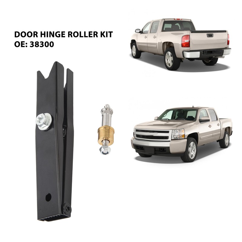 2PCS Door Hinge Pin Roller Kit 38300 Black Replacement for
