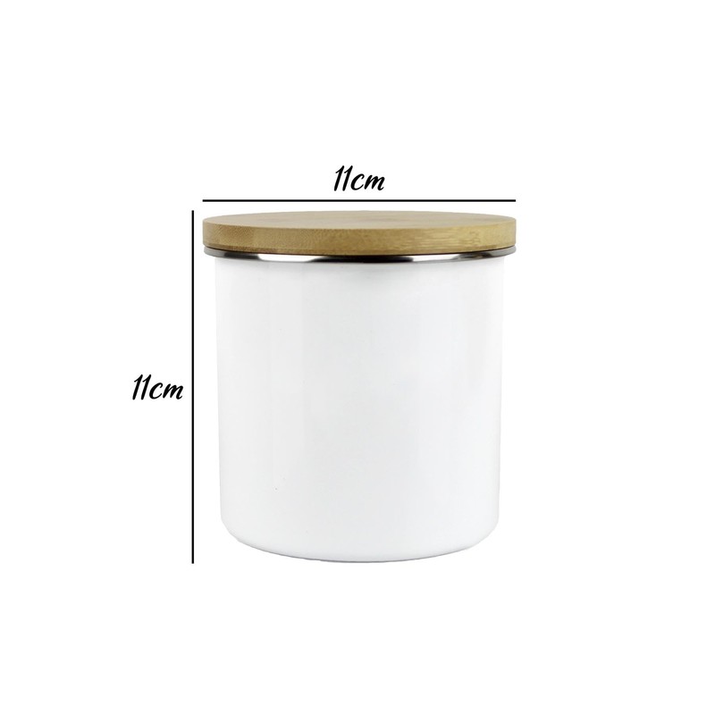 Green Leaves Decaf Coffee Storage Canister - Vibrant Foliage Kitchen