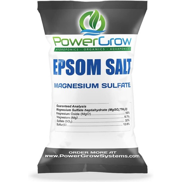 Epsom Salt (Magnesium Sulfate) Agricultural Grade Bulk (5 Pounds)