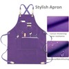 Mactso Chef Apron Water Resistant Canvas Cross Back Adjustable Apron