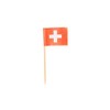 1 SCHACHTEL mit 100 Flaggen Picker SCHWEIZ gedeckter Tisch Tischdeko