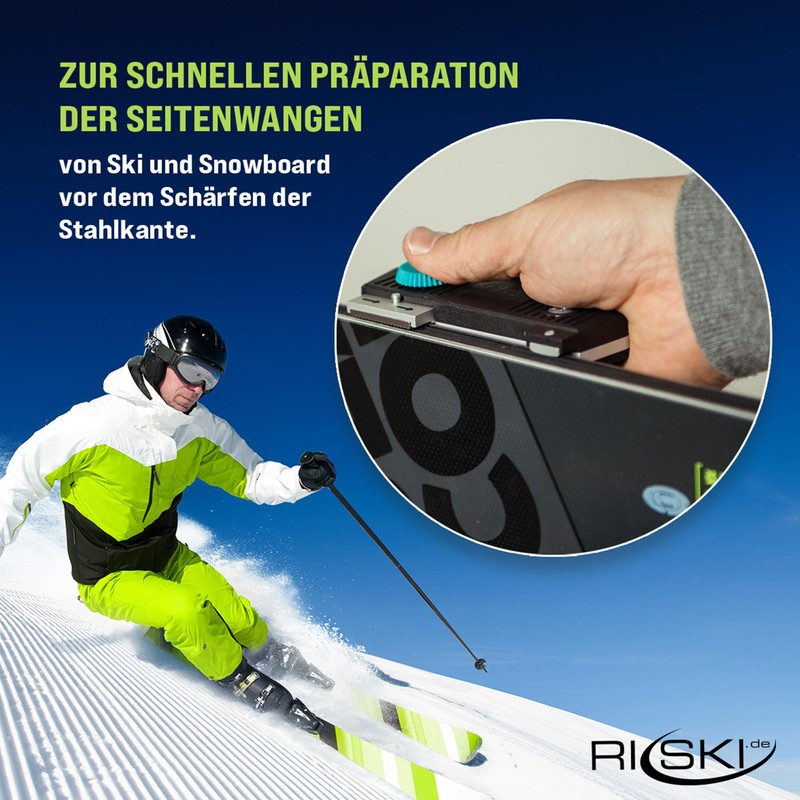 RiSki Side cheek plane for ski and snowboard side edge