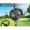 Golf Cart Rechargeable Fan Compatible with EZGO Club Car Yamaha,
