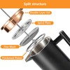 Meelio Black French Press Stainless Steel 34oz, Double Wall Insulated