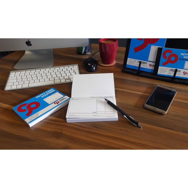 Cherry Petty Cash Voucher Pad A6 148mm x 105mm 100pages