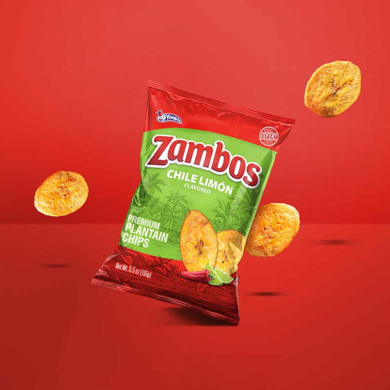 Zambos Plantain Chips Chile Limon (Pack of 1)