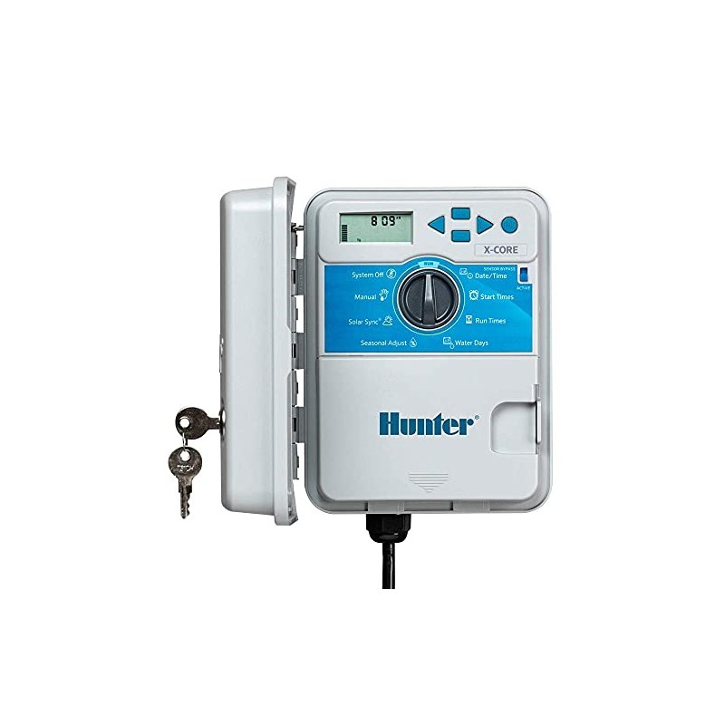 Hunter Sprinkler XC800 X-Core 8-Station Outdoor Only Sprinkler Timer