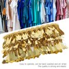 Waist Chain Gold Metal Applique Glitter Elastic Sequin Water Drop