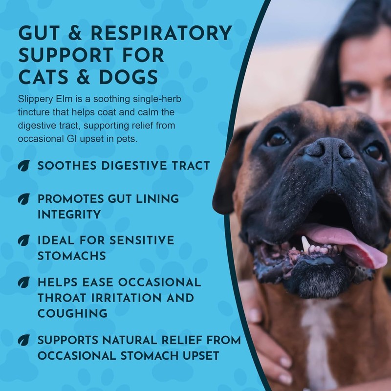 Animal Essentials Slippery Elm - Herbal Extract for Dogs and