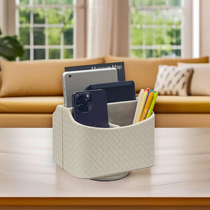 UnionBasic Rotating Desk Organizer, 360 Degree Desk Spinning Caddy, Desktop