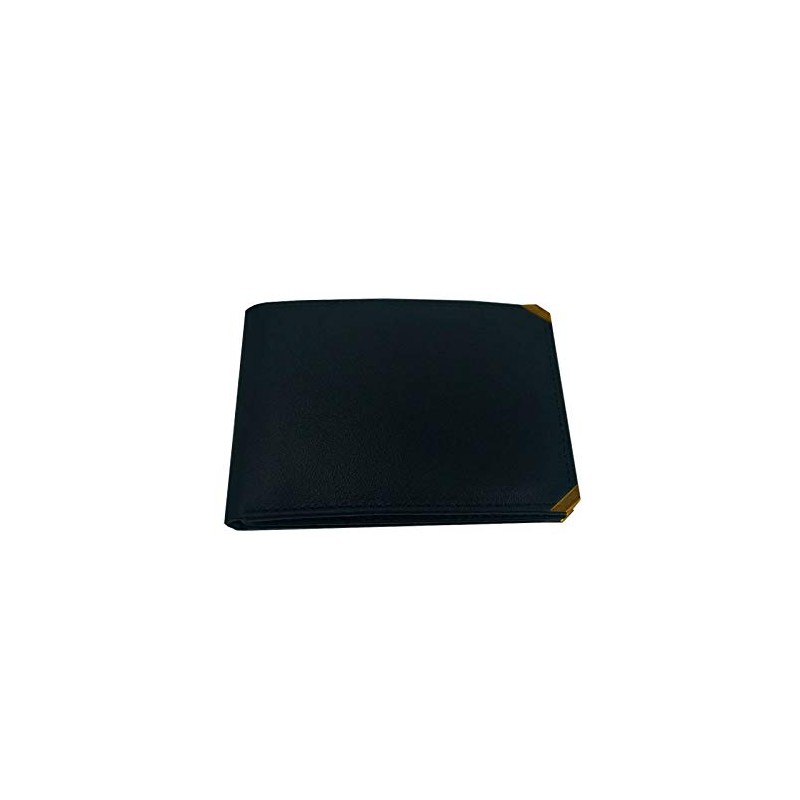 Badge Pattern Wallet, black