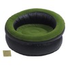 Inflatable Couch PVC Flocking Portable Ergonomic Blow Up Sofa Chair