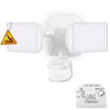 EMANER Dusk-to-Dawn Security Lights with Motion Sensor, 5000K IP65 Waterproof