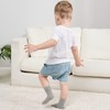 ZAPLES Baby Non Slip Grip Crew Socks with Anti Skid