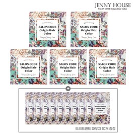 Jenny House Origin Hair Color Dye Gray Gray Cover Home Shopping Hair Dye 5 Pieces + Treatment 10 Pieces Set / 제니하우스 오리진 헤어컬러 염색약 새치커버 홈쇼핑 염색제 5개+트리트먼트 10개 세트