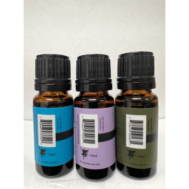Trio (3) - Eucalyptus, Lavender Chamomile & Frankincense - Premium