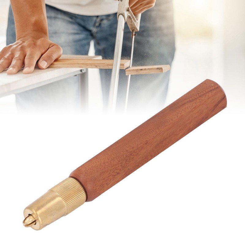 Hand Saw Handle Brass Mini Handle Hex Shape, Sour Branch
