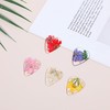 5 Pieces Flower Guitar Picks Dried Flower Resin Guitar Plectrums