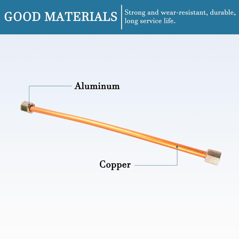 QUARKZMAN 200 mm Copper Air Compressor Exhaust Pipe x 1