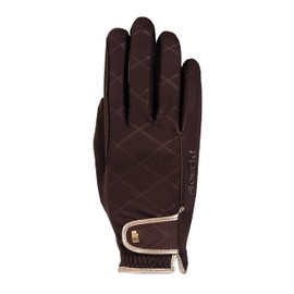 Roeckl Sports equestrian gloves JULIA, ladies winter riding glove, mocha 8,5