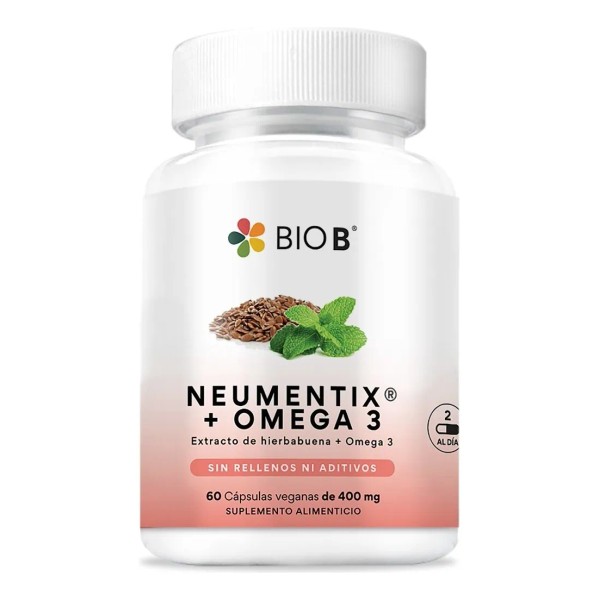 Bio B | Neumentix® + Omega 3 | Nootropico, Concentración