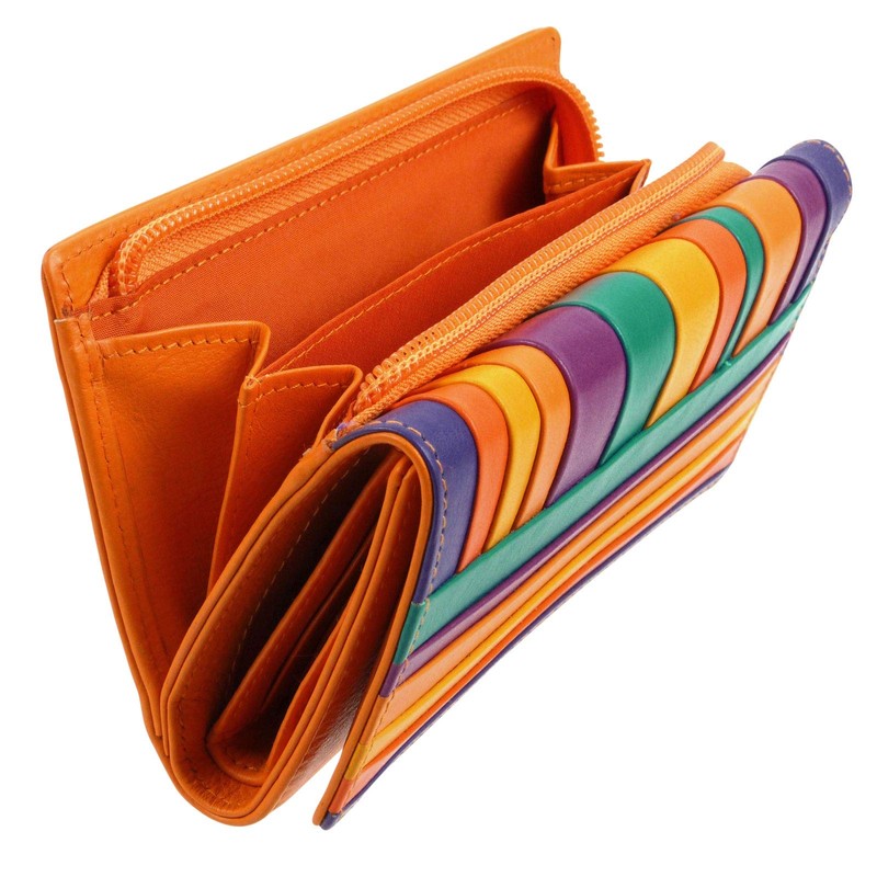 Golunski Leather Ladies Tri-Fold Flap Over Purse/Wallet Seville Range