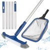 Pool Cleaning Kit, 14.5'' Pool Brush Head & Ultra Fine