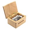 15 Tone DIY Hand Cranked Music Box Wooden Box With