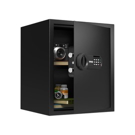 RPNB Deluxe Safe and Lock Box,Digital Keypad Safe Box,Steel Alloy Small Safes, Keypad Lock,Perfect for Home Office Hotel Business Jewelry Cash Use Storage,1.52 Cubic Feet