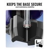 KOSTANZO Leveling Stem Casters Set of 4 Heavy Duty Retractable