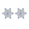 Glintara 925 Silver Christmas Stud Earrings, 925 Sterling Silver Christmas