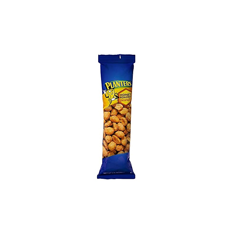 Peanuts Honey Roasted Tube 2.5 Oz, Pack Of 15