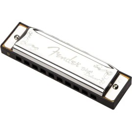 Armonica Fender Blues Deluxe Con Estuche Tono C Plateado