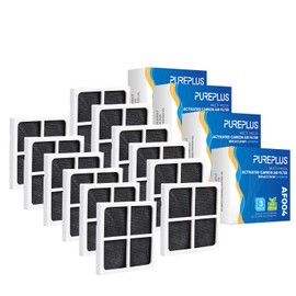 PUREPLUS LT120F Refrigerator Air Filter Replacement for LG LT120F, Kenmore Elite 469918, 9918, ADQ73214402, ADQ73214403, ADQ73214404, ADQ73334008, 12PACK, Dimensions 3.23" X 3.23"