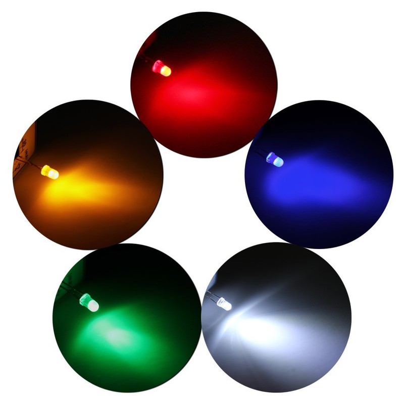 DiCUNO Light Emitting Diode, 0.1 inch (3 mm) LED Diode,